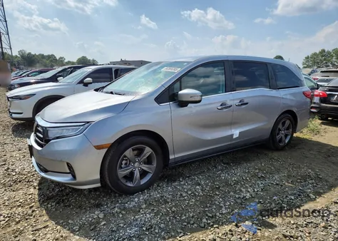 2024 Honda Odyssey Ex из США, поврежденный, VIN 5FNRL6H59RB005861